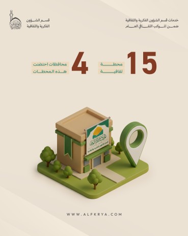 الخدمات والأنشطة الثقافية المقدمة عبر الموكب الثقافي العام خلال الزيارة الأربعينية 1448هـ