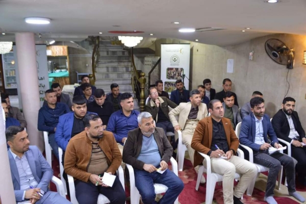 نخبٌ آمرليّة في ضيافة العتبة العبّاسية المقدّسة ضمن برنامج مُلتقى القمر الثقافيّ