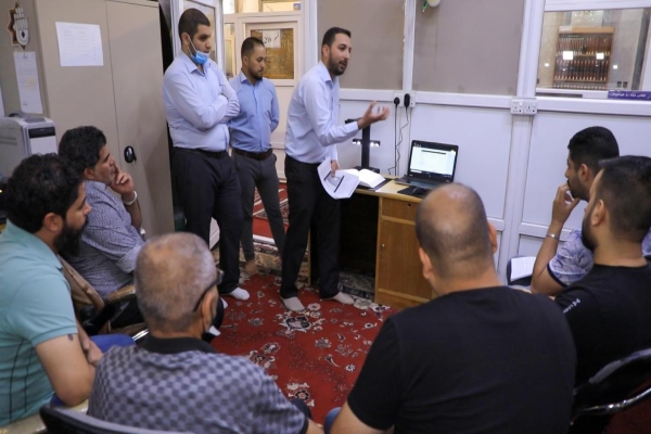 إقامةُ دورةٍ لعددٍ من منتسبي دار المخطوطات العراقيّة