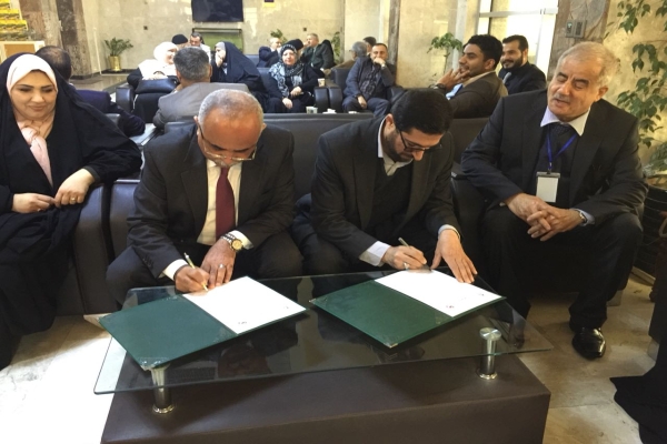 الاتحاد العربي للمكتبات والمعلومات يوقع بروتوكول تعاون مع مكتبة ودار مخطوطات العتبة العباسية المقدسة.