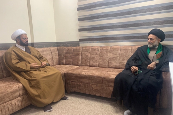 المركزَ العراقيَّ لتوثيقِ جرائِمِ التّطرُّفِ يستقبل معتمدُ المرجعيّة الدّينية العُليا في كركوك