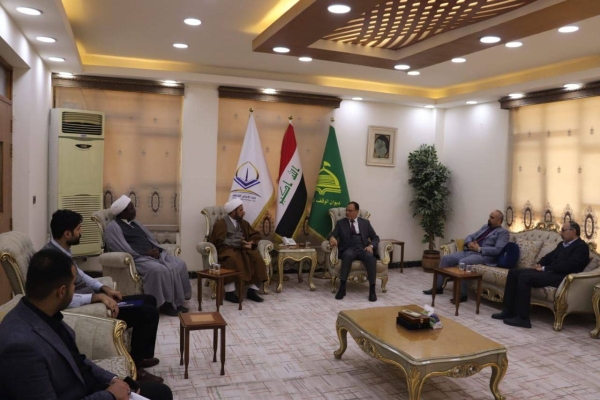 مركز الدراسات الأفريقيّة يزور كلية الإمام الكاظم (عليه السلام) في العاصمة بغداد