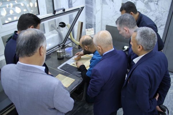 قسم الشؤون الفكريّة والثقافيّة ينظِّم دورة في صيانة وحفظ الوثائق لنُخب من جهاز الأمن الوطني