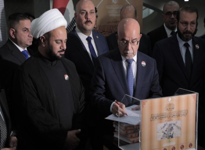 ممثل رئيس مجلس الوزراء العراقي يبارك للعتبة العبّاسيّة المقدّسة منجزها الوطني الكبير
