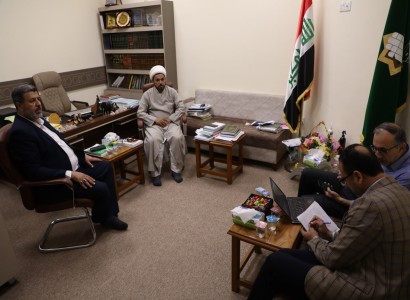 لمتابعة استعدادات فعّاليّات مؤتمر الإمامة العالمي رئيس قسم الشؤون الفكريّة والثقافيّة يلتقي بمدير مركز الدراسات الأفريقيّة