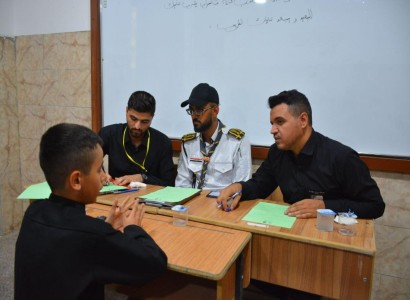 قسم الشؤون الفكرية والثقافية يباشر بإجراء المقابلات للراغبين بالمشاركة في الدورة الكشفية