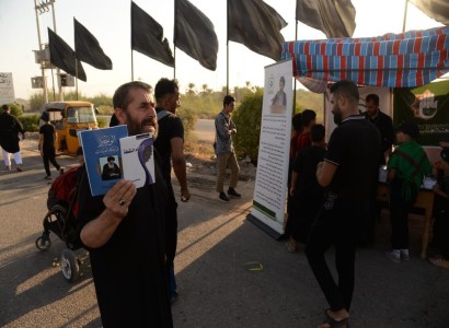 قسم  الشؤون  الفكرية  والثقافية  يفتتح  محطتين فكريتين  لزائري  الأربعين  في  محافظة  ذي قار