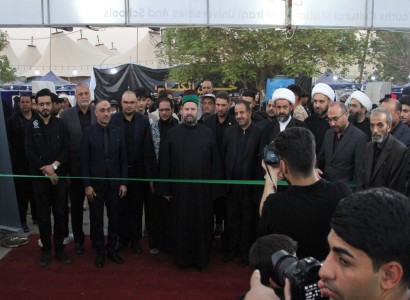 بنسختها الأولى: قسم الشؤون الفكريّة والثقافيّة يفتتح خيمة نافذ البصيرة الفكريّة في محور نجف - كربلاء