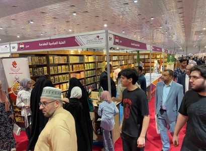 جناح قسم الشؤون الفكريّة والثقافيّة يشهد توافداً مستمراً للقرّاء في معرض بغداد الدوليّ للكتاب