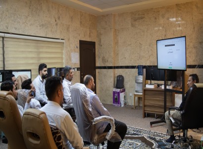 قسم الشؤون الفكرية والثقافية يقيم ورشة تدريبية حول برامج (Adobe Acrobat)