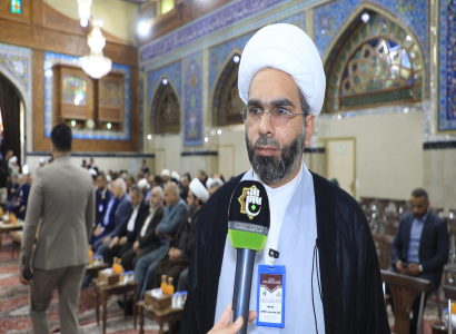 باحث من قسم الشؤون الفكرية والثقافية يستعرض تقصي المسائل الفلسفية من أحاديث الإمام الرضا (عليه السلام)