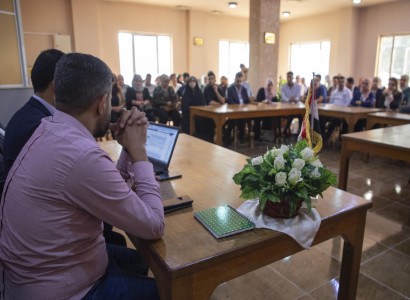 قسم الشؤون الفكرية والثقافية يقيم ندوة تعريفية حول مشروعي البوابة العراقية والملف الاستنادي في جامعة النهرين