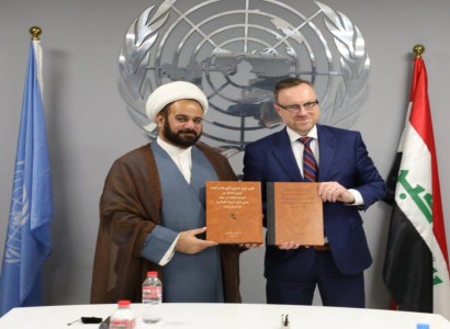 المركزُ العراقيّ لتوثيق جرائم التطرف يبحثُ سبل التعاون المشترك مع رئيس فريق التحقيق التابع للأمم المتحدة