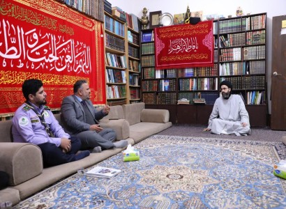 جمعيّة كشافة الكفيل تنظّم زيارة للباحث الإسلامي السيد محمد رضا شرف الدين