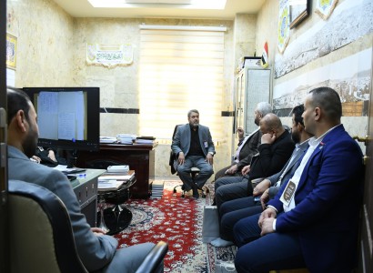 قسم الشؤون الفكريّة والثقافيّة ووفد ديوان الوقف السنّي يبحثان الشراكة المعرفيّة وخدمة الباحثين والمحقّقين