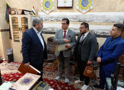 وفد أكاديمي من الجامعة المستنصرية في ضيافة قسم الشؤون الفكرية والثقافية