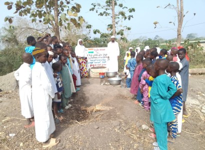 ضمن مشروعه ساقي عطاشا كربلاء.. قسم الشؤون الفكريّة والثقافيّة يفتتح بئرًا جديدة في ساحل العاج