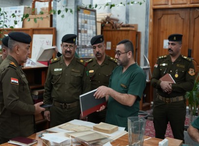 العتبة العباسية المقدسة تستقبل وفداً من وزارة الدفاع العراقية