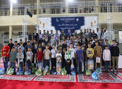 قسم الشؤون الفكرية يقيم مبادرة عطاء الكف الإنسانية التربوية لشريحة الأيتام