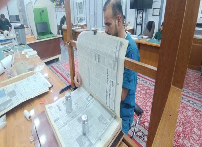 قسم الشؤون الفكريّة والثقافيّة: صيانة وترميم (550) عدداً من صحيفة المجتمع واتاحتها للباحثين