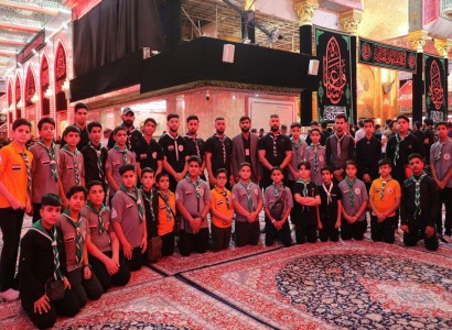 جمعية كشافة الكفيل تختتم المخيم التدريبي لطلبة الموكب الثقافي العالمي الخاص بمحطة البصرة