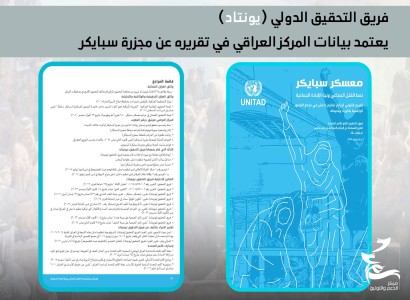 الأمم المتحدة (يونيتاد) تعتمد إحصائية المركز العراقي لتوثيق جرائم التطرف للتحقيق في مجزرة سبايكر