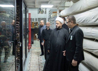 لبحث آفاق التعاون... وفد من قسم الشؤون الفكرية والثقافية يزور قسم متحف الكفيل