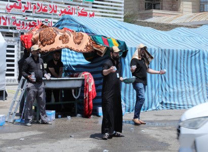 قسم الشؤون الفكريّة والثقافية يطلق موكب "سقاء عاشوراء" لخدمة زائري الأربعين