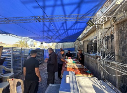 قسم الشؤون الفكرية والثقافية يباشر بتقديم خدماته المتنوعة عبر موكب عشاق الكفيل