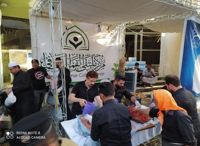 مركز ملتقى القمر يواصل تقديم خدمات متنوعة للزائرين في أربعينية الإمام الحسين