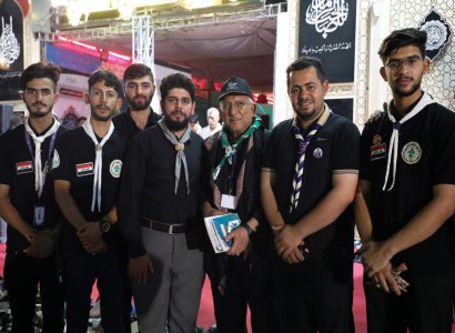 جمعيّة كشافة الكفيل تستقبل قادة كشفيين عرب وأجانب في الموكب الثقافي العالمي