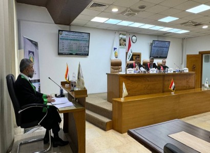 باحث من قسم الشؤون الفكريّة والثقافيّة يناقش رسالة ماجستير عن دور العتبة العبّاسيّة في التنمية المستدامة