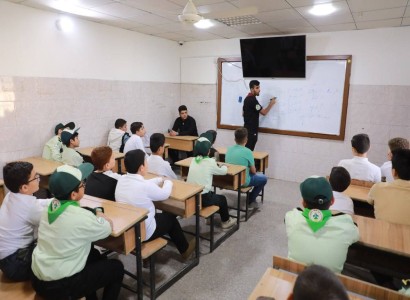 قسم الشؤون الفكرية والثقافيّة يواصل أنشطته الأسبوعية لطلبة كشافة الكفيل استعدادًا للحفل الختامي