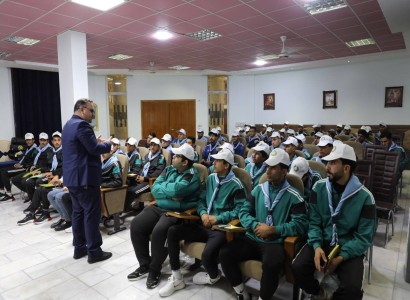 قسم الشؤون الفكرية يقدم ورشة حول القيادة القيمية لوفد من وزارة الشباب والرياضة