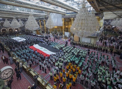 أكثر من 1000 مشارك يردّدون الوعد الكشفي عند مرقد أبي الفضل العباس (عليه السلام)