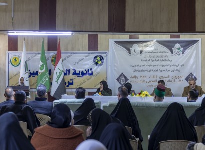 قسم الشؤون الفكرية يشارك في مهرجان حفظ وإلقاء خطب الإمام الحسن (عليه السلام) في بابل