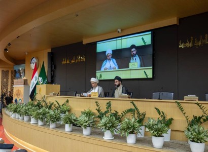 شهدت فعاليات اليوم الأول من مهرجان فتوى الدفاع المقدسة الثقافي التاسع، انعقاد الجلسة البحثية الافتتاحية