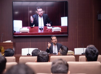 قسم الشؤون الفكرية يواصل إقامة البرنامج الثقافي لمجموعة من طلبة الجامعات في ذي قار