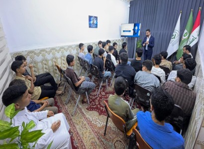 قسم الشؤون الفكرية يقيم ندوة ثقافية لمجموعة من الطلبة في ذي قار