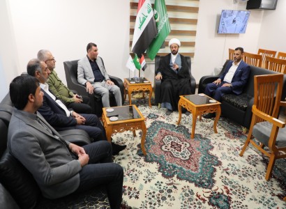 قسم الشؤون الفكرية يستقبل وفد مؤسسة الشهداء لبحث التعاون المشترك