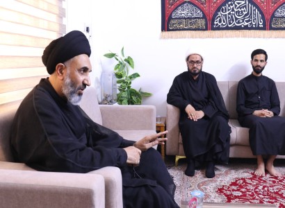 قسم الشؤون الفكرية يستقبل أحد أستاذة الحوزة العلمية في النجف الأشرف
