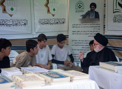 خدمةً لزائري الأربعين.. مركز ملتقى القمر يفتتح محطّة خدمية وأخرى ثقافية في كربلاء
