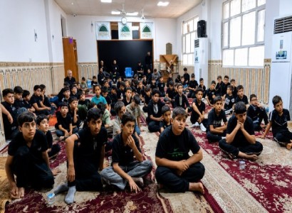 قسم الشؤون الفكرية ينظم مجلس عزاء في قضاء الهندية